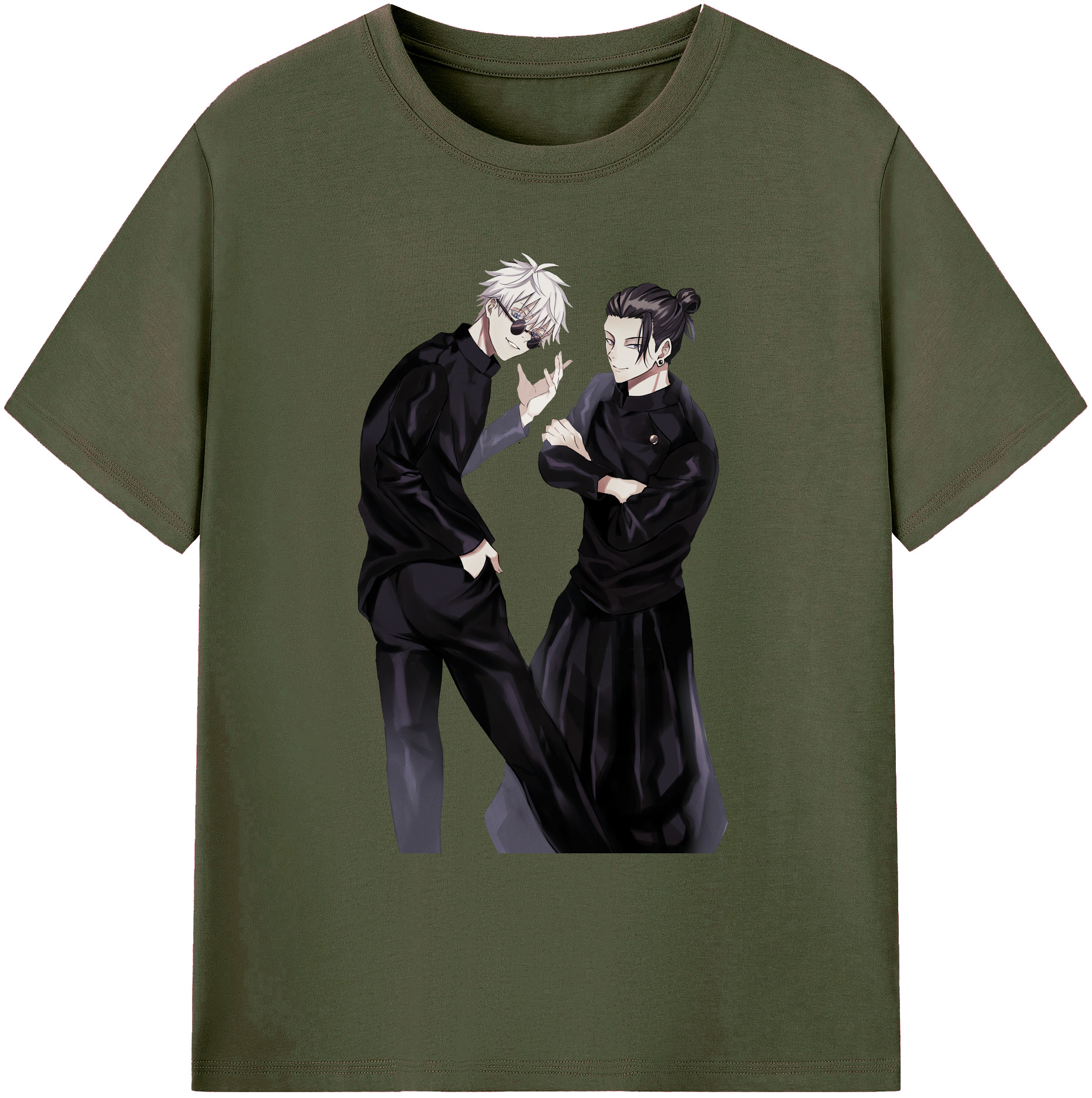 （画像用） 呪術廻戦 Jujutsu Kaisen 綿100％ メンズ半袖Tシャツ｜肌触りやわらか＆通気性